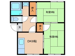 ビラコリ－ヌＡの物件間取画像